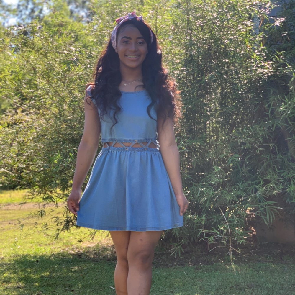 Blue Denim Dress